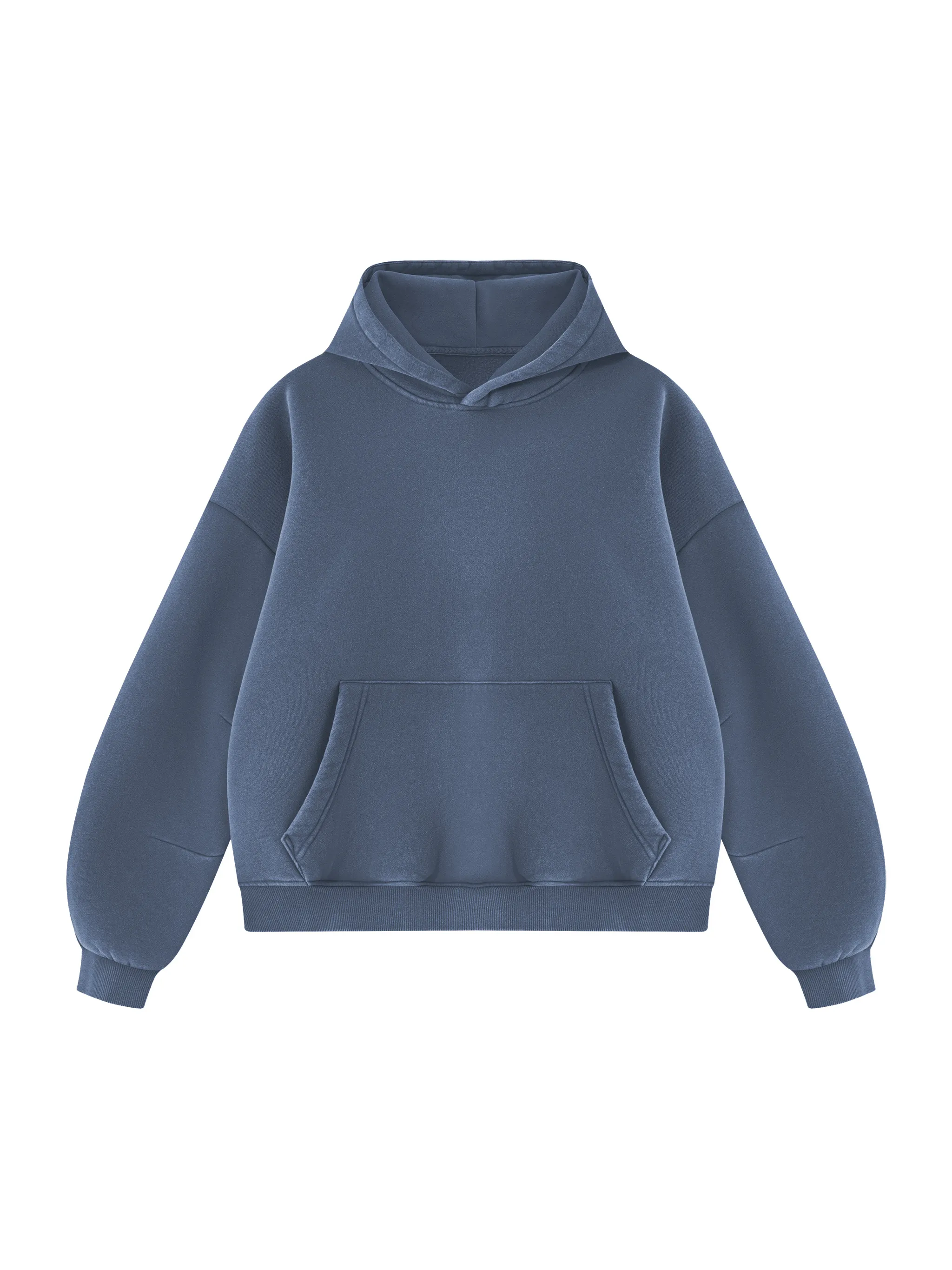 Unisex Vintage Wash Boxy Fleece Hoodie