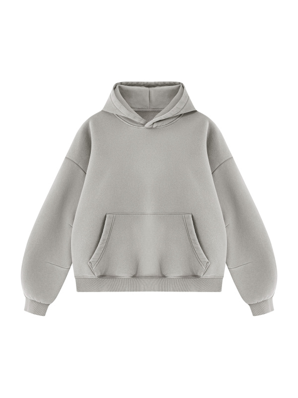 Unisex Vintage Wash Boxy Fleece Hoodie