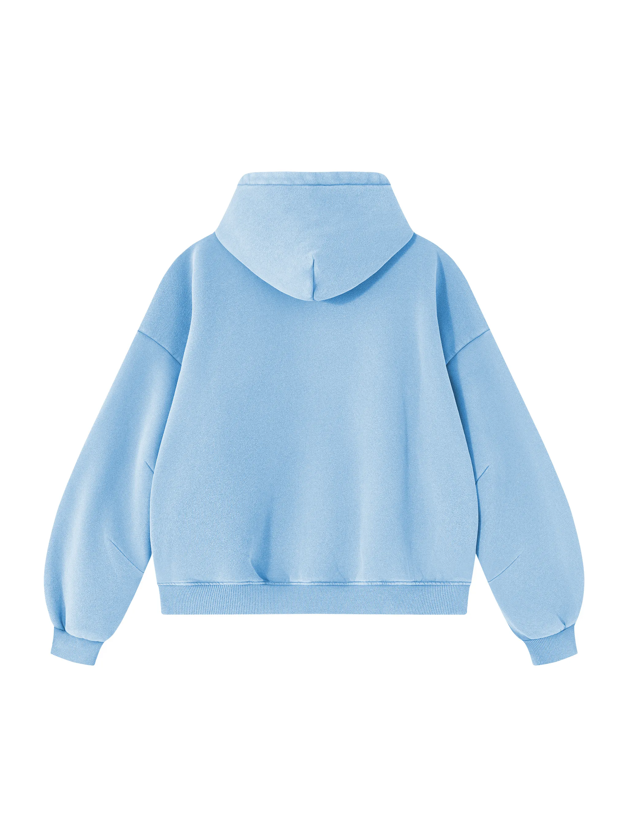Unisex Vintage Wash Boxy Fleece Hoodie