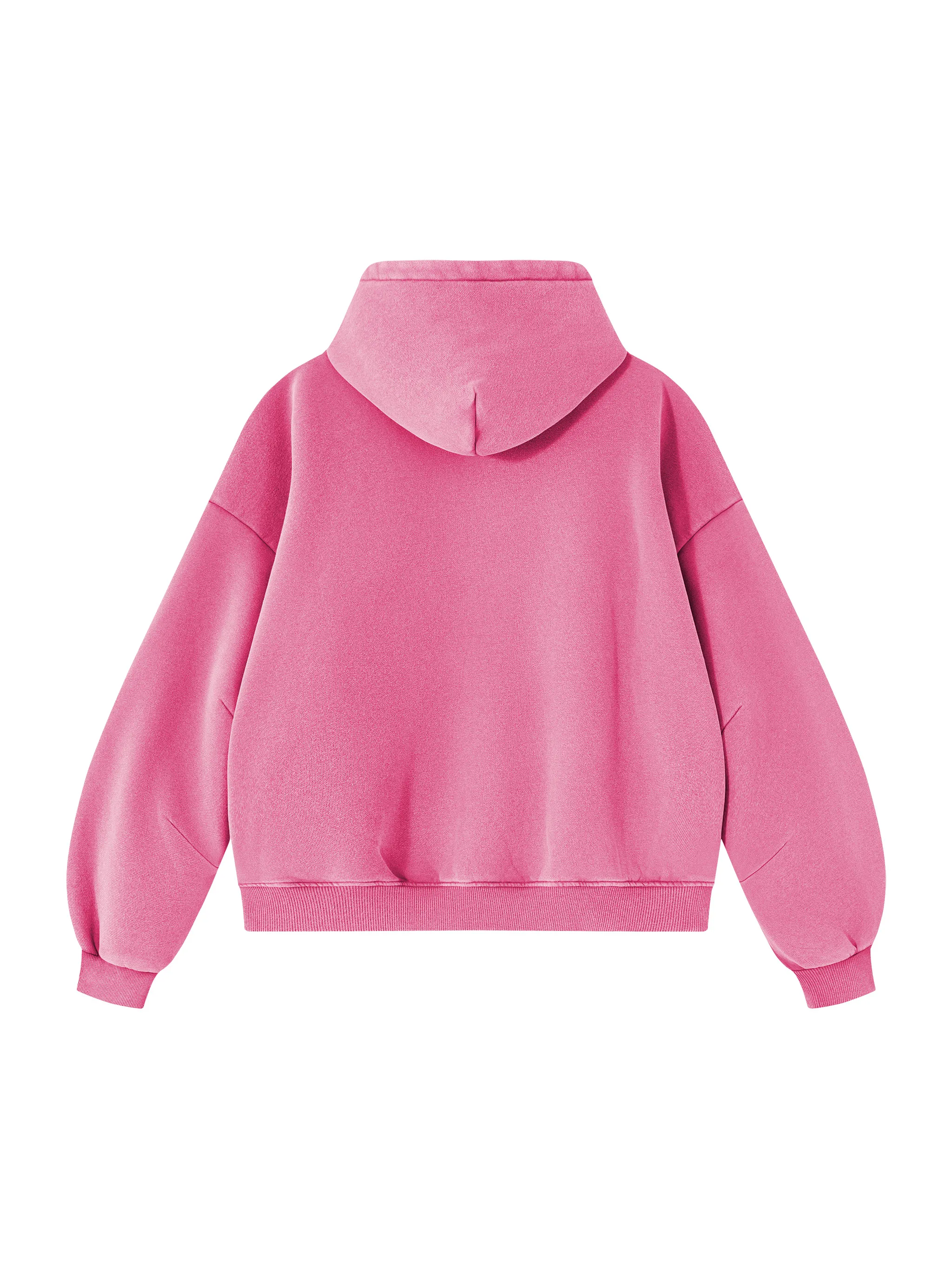 Unisex Vintage Wash Boxy Fleece Hoodie