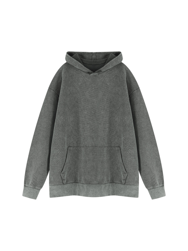 Unisex Mineral Wash Oversized Hoodie