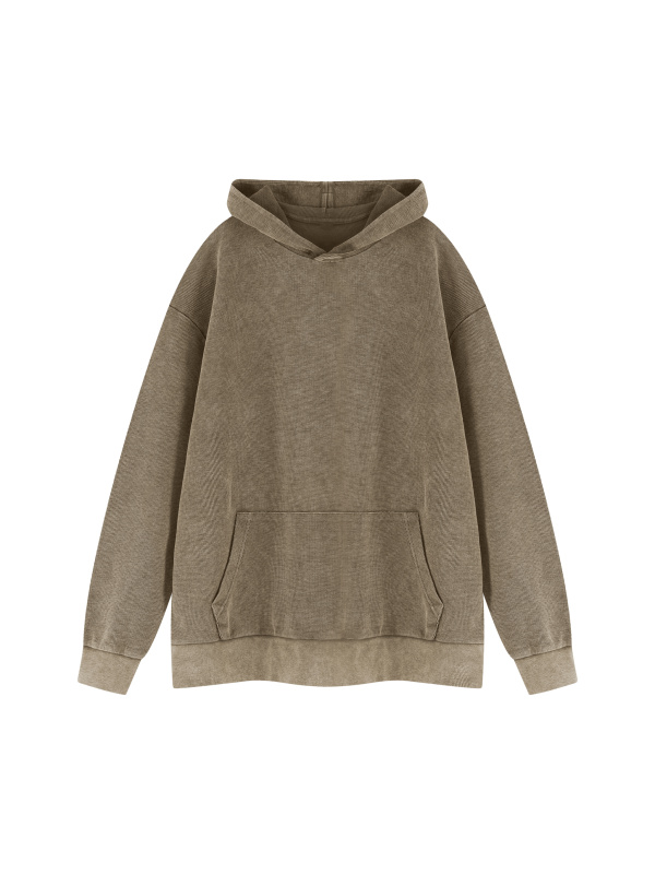 Unisex Mineral Wash Oversized Hoodie