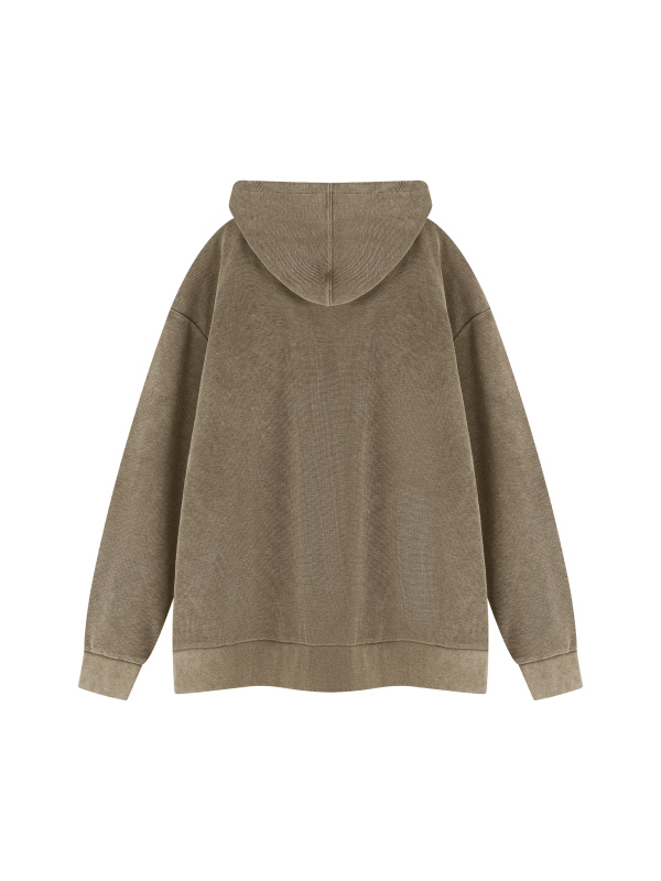 Unisex Mineral Wash Oversized Hoodie