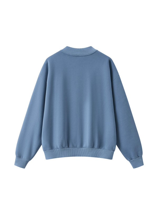 Unisex Vintage Wash Fleece Quarter Zip Sweatshirt