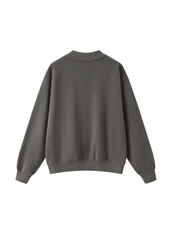 Unisex Vintage Wash Fleece Quarter Zip Sweatshirt