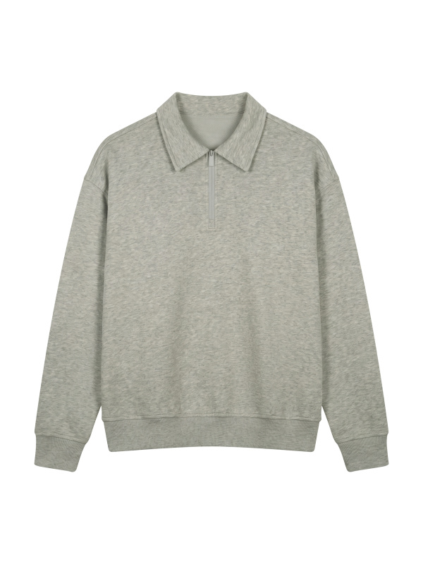 Unisex Boxy Quarter-Zip Sweatshirt
