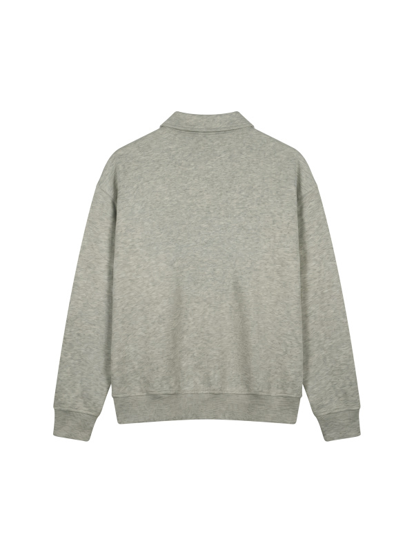 Unisex Boxy Quarter-Zip Sweatshirt