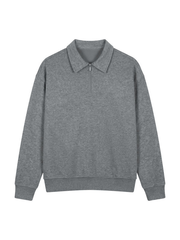 Unisex Boxy Quarter-Zip Sweatshirt