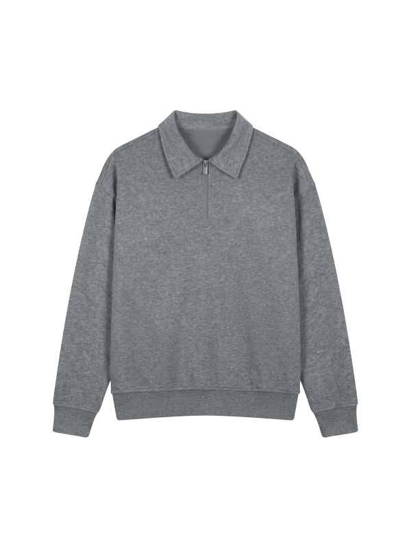 Unisex Boxy Quarter-Zip Sweatshirt