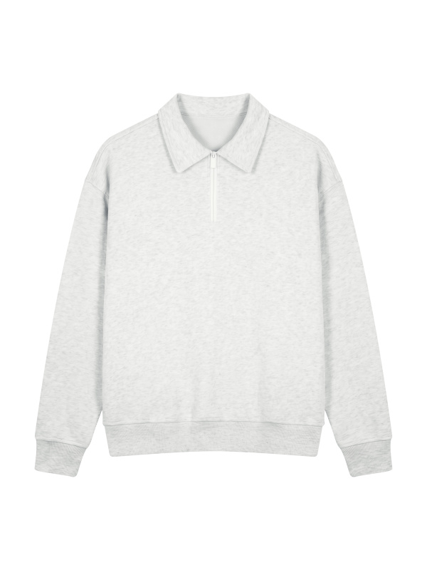 Unisex Boxy Quarter-Zip Sweatshirt