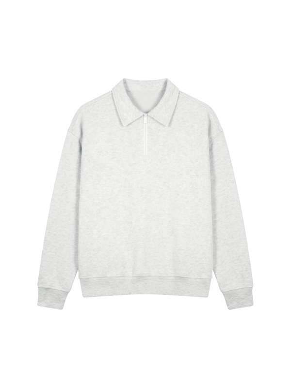 Unisex Boxy Quarter-Zip Sweatshirt