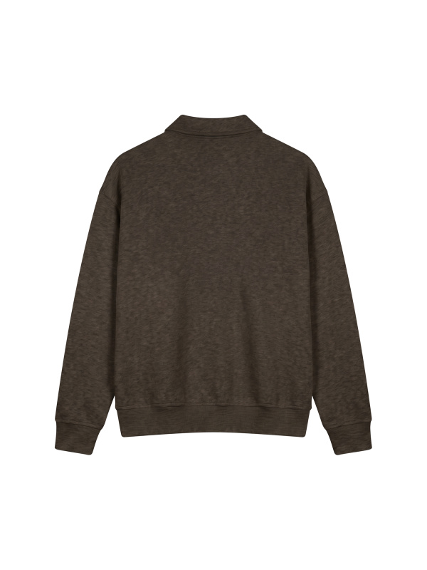 Unisex Boxy Quarter-Zip Sweatshirt