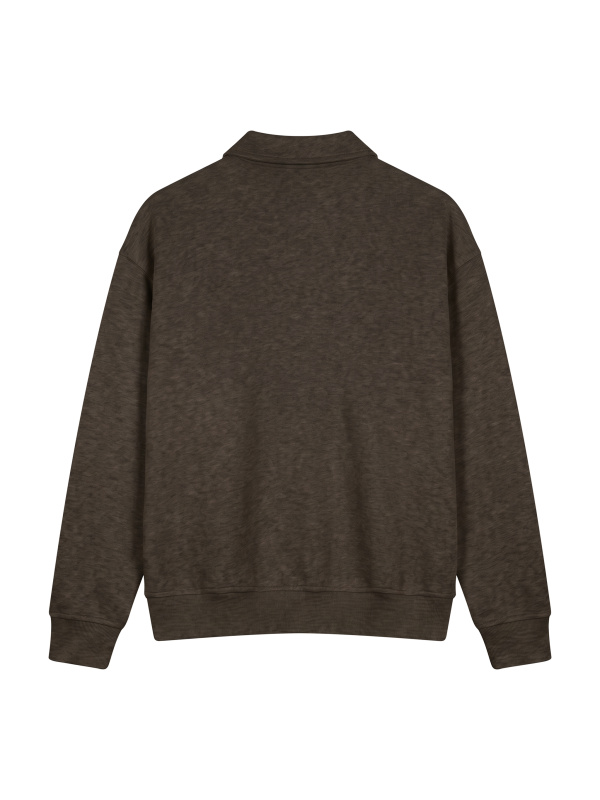 Unisex Boxy Quarter-Zip Sweatshirt