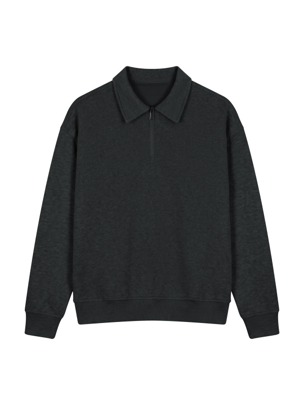 Unisex Boxy Quarter-Zip Sweatshirt