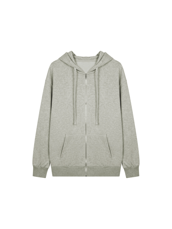 Unisex Oversized Full Zip Hoodie