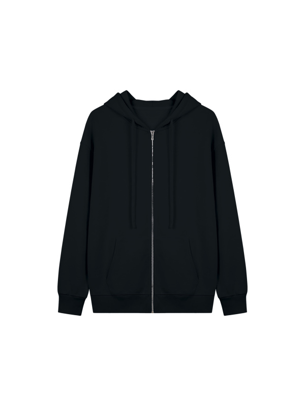 Unisex Oversized Full Zip Hoodie