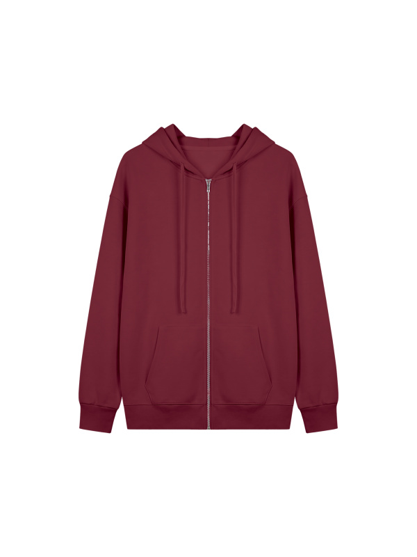 Unisex Oversized Full Zip Hoodie
