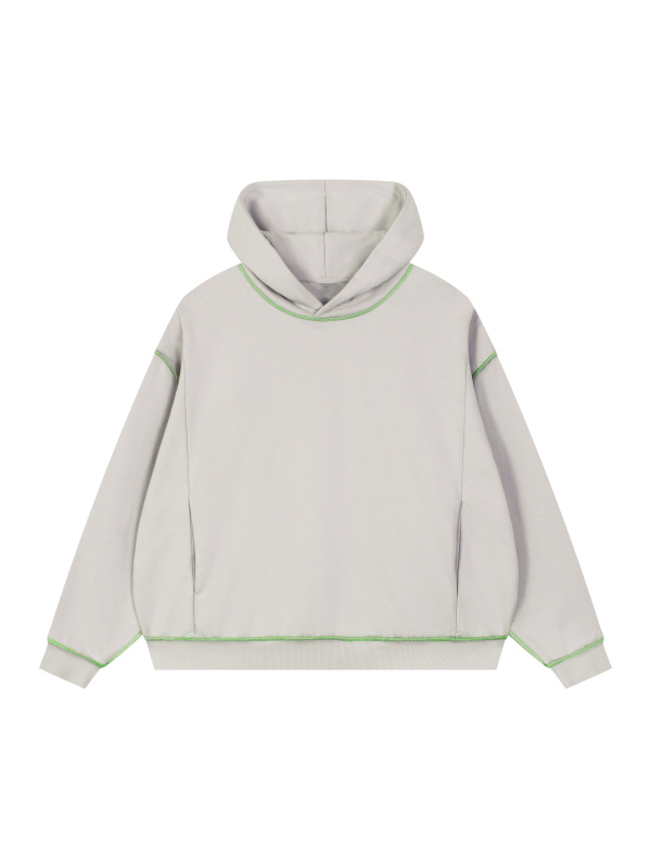 Unisex Boxy Heavyweight Topstitch Hoodie