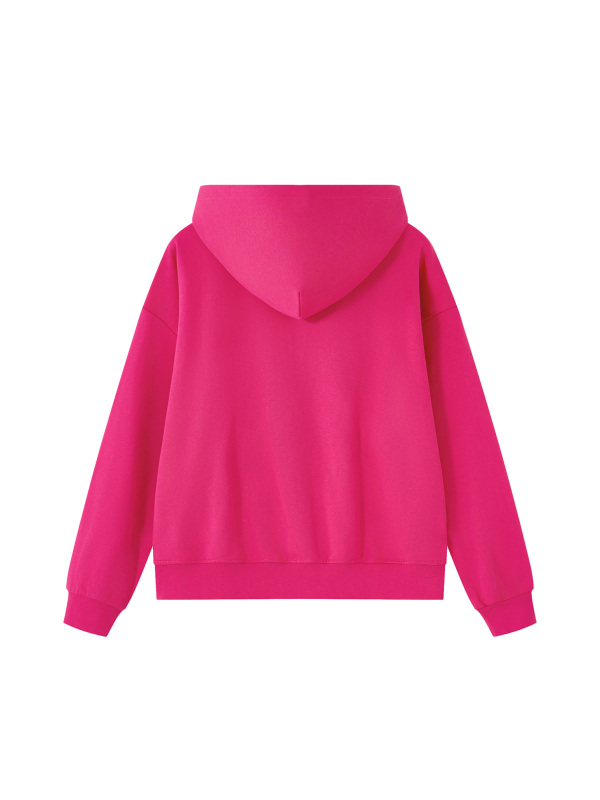 Unisex Oversized Chunky-Zip Boxy Hoodie