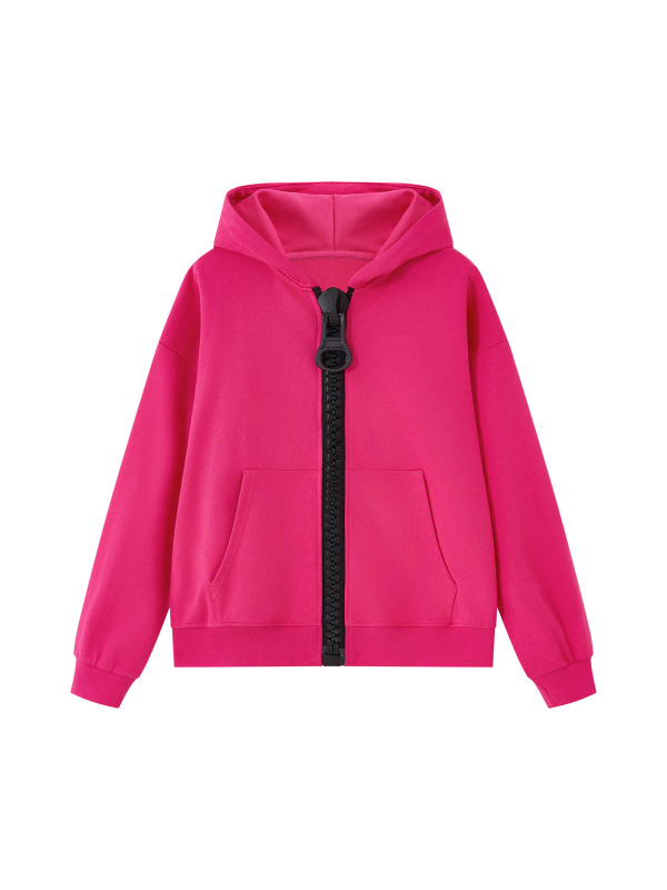 Unisex Oversized Chunky-Zip Boxy Hoodie