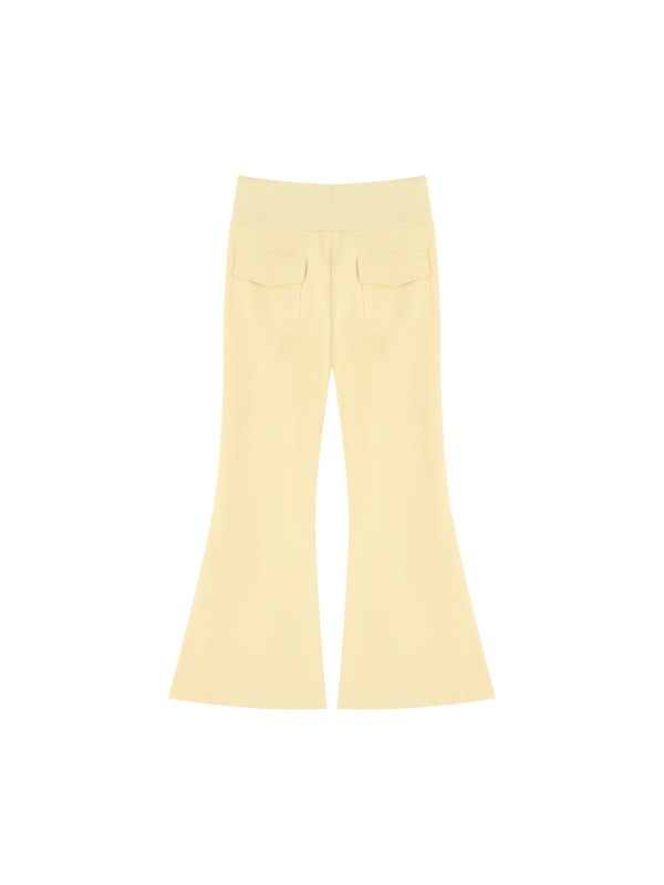 Women's Drawstring Flared Leg Pants