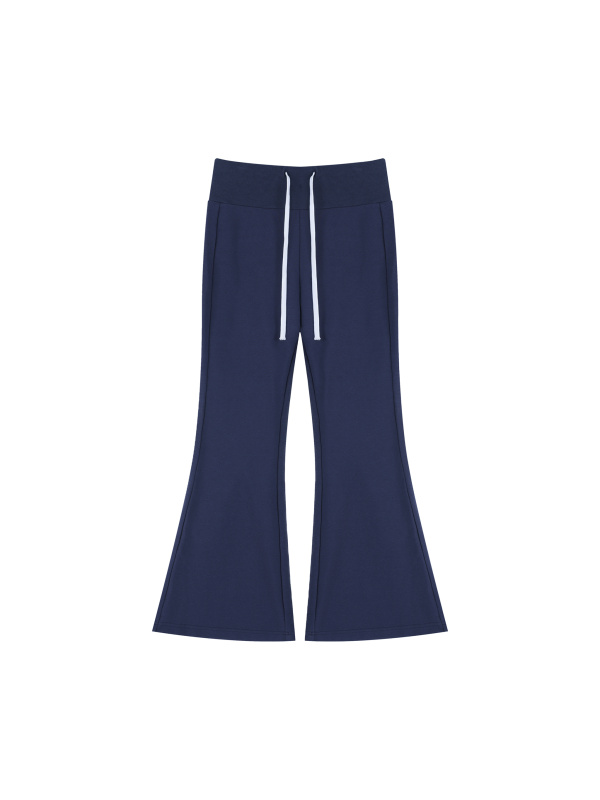 Women's Drawstring Flared Leg Pants