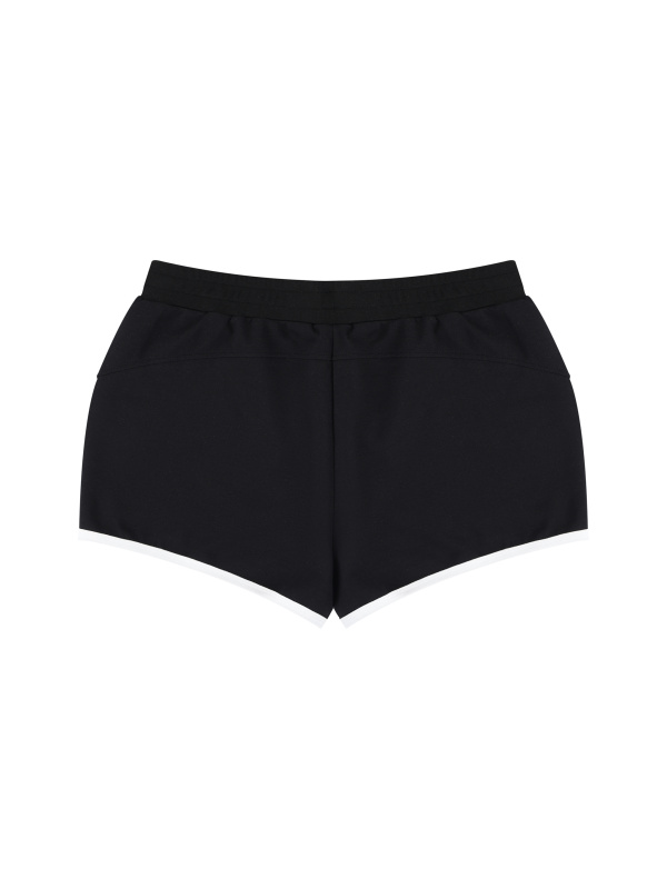 Women's Retro Contrast Binding Shorts