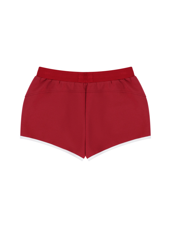 Women's Retro Contrast Binding Shorts