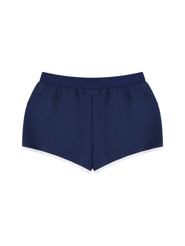 Women's Retro Contrast Binding Shorts