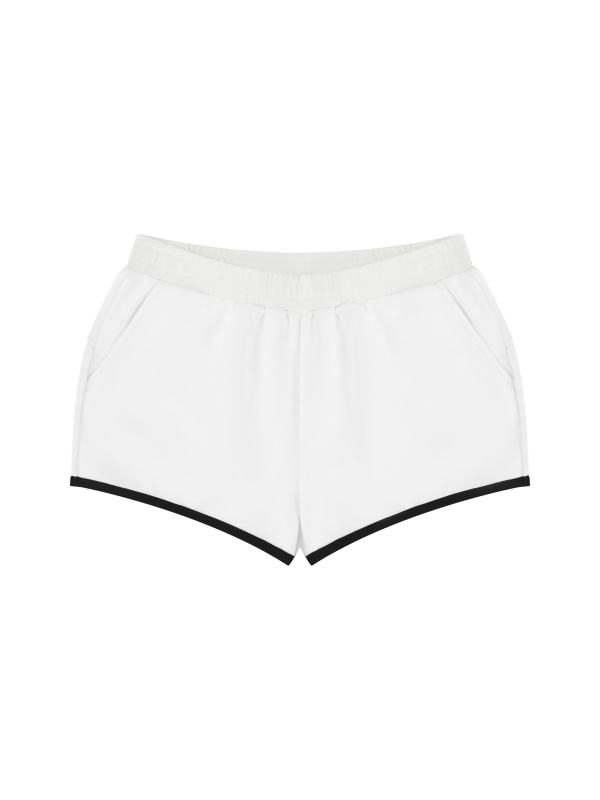 Women's Retro Contrast Binding Shorts