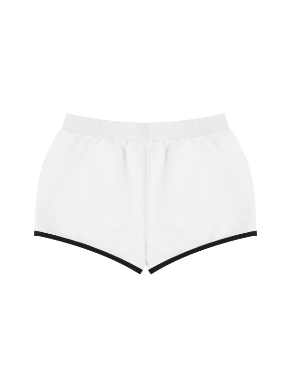 Women's Retro Contrast Binding Shorts