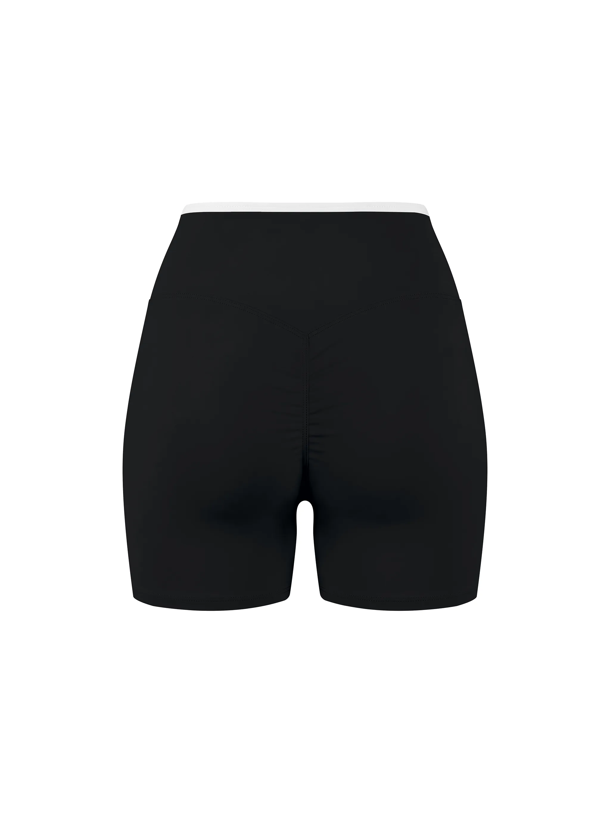 Women’s High Rise Color Block Yoga Shorts