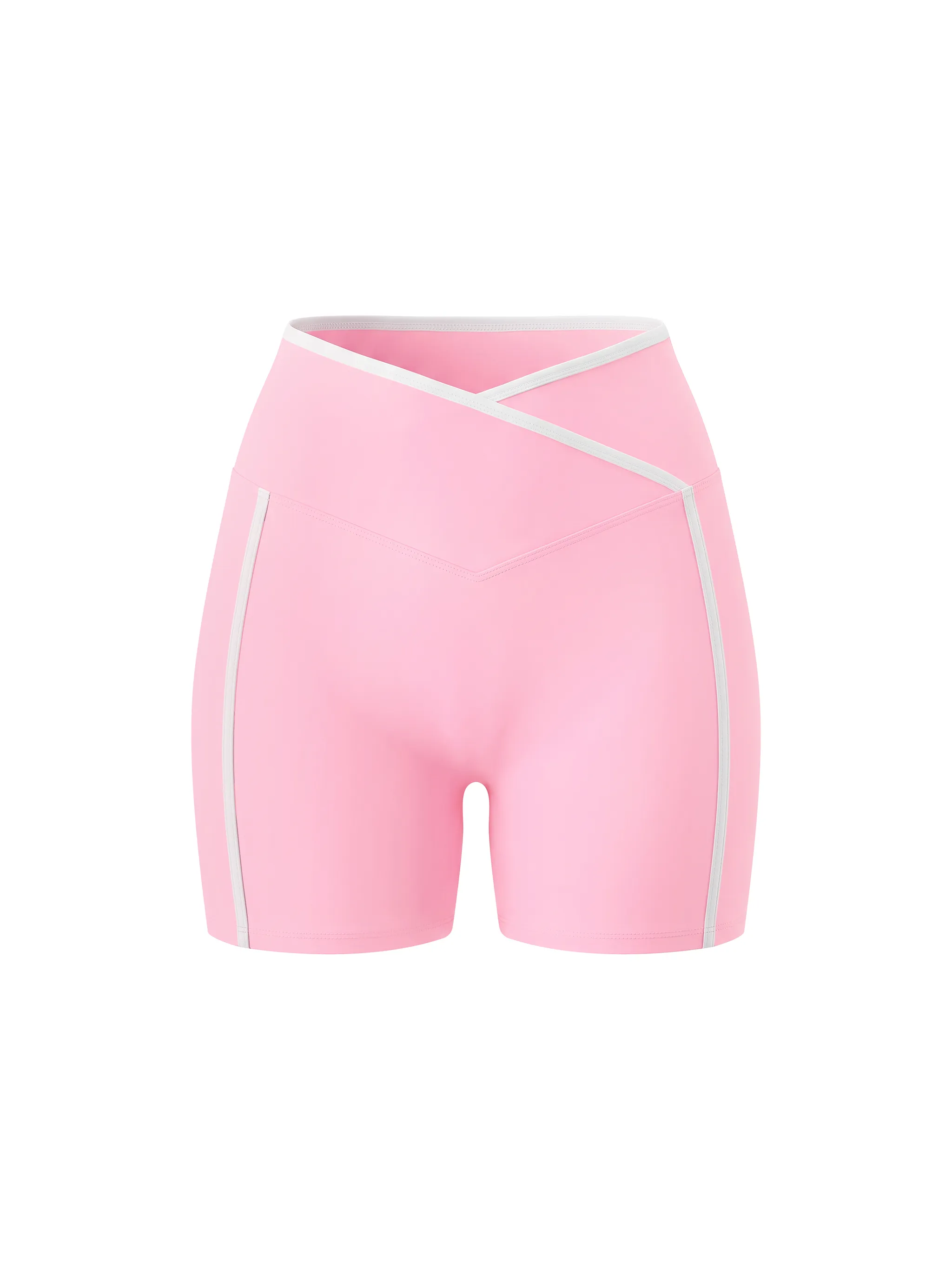 Women’s High Rise Color Block Yoga Shorts