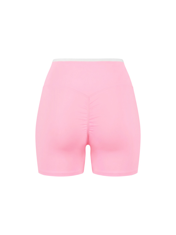Women’s High Rise Color Block Yoga Shorts