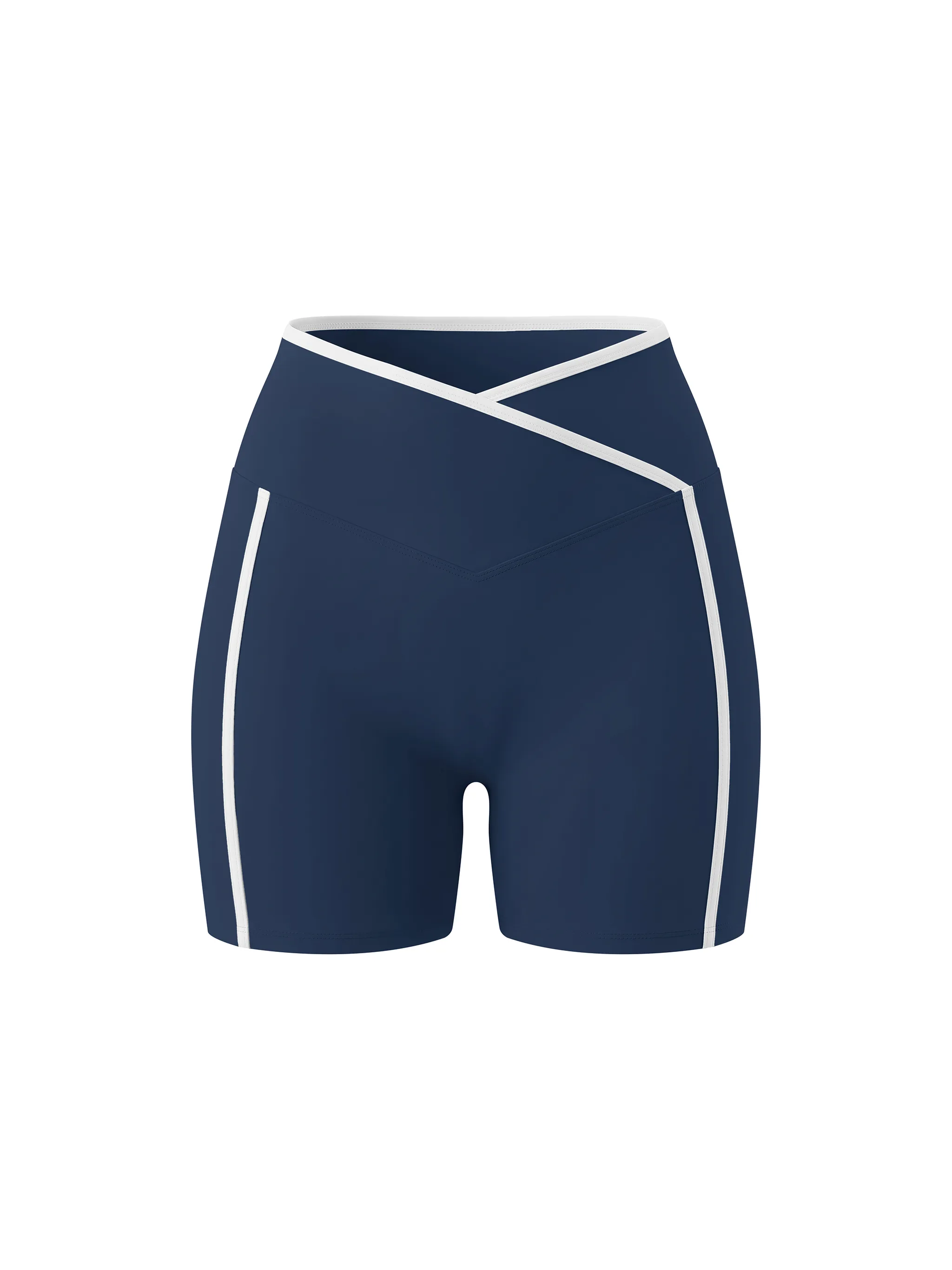 Women’s High Rise Color Block Yoga Shorts