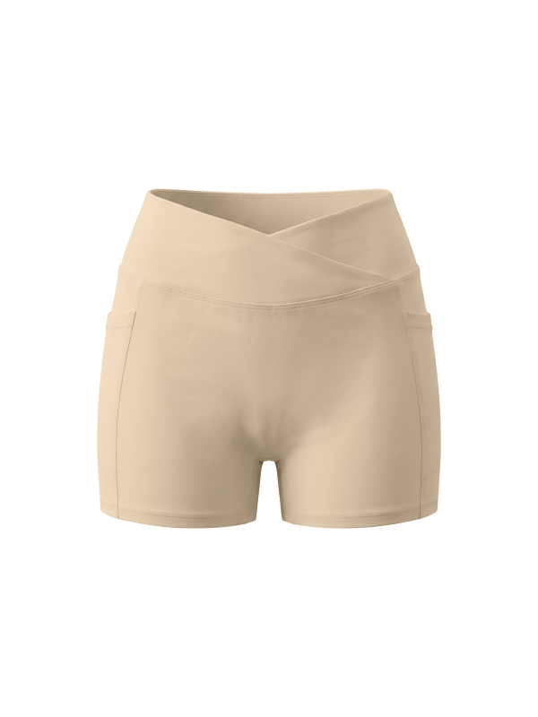 Women’s High Rise Pocket Yoga Shorts 
