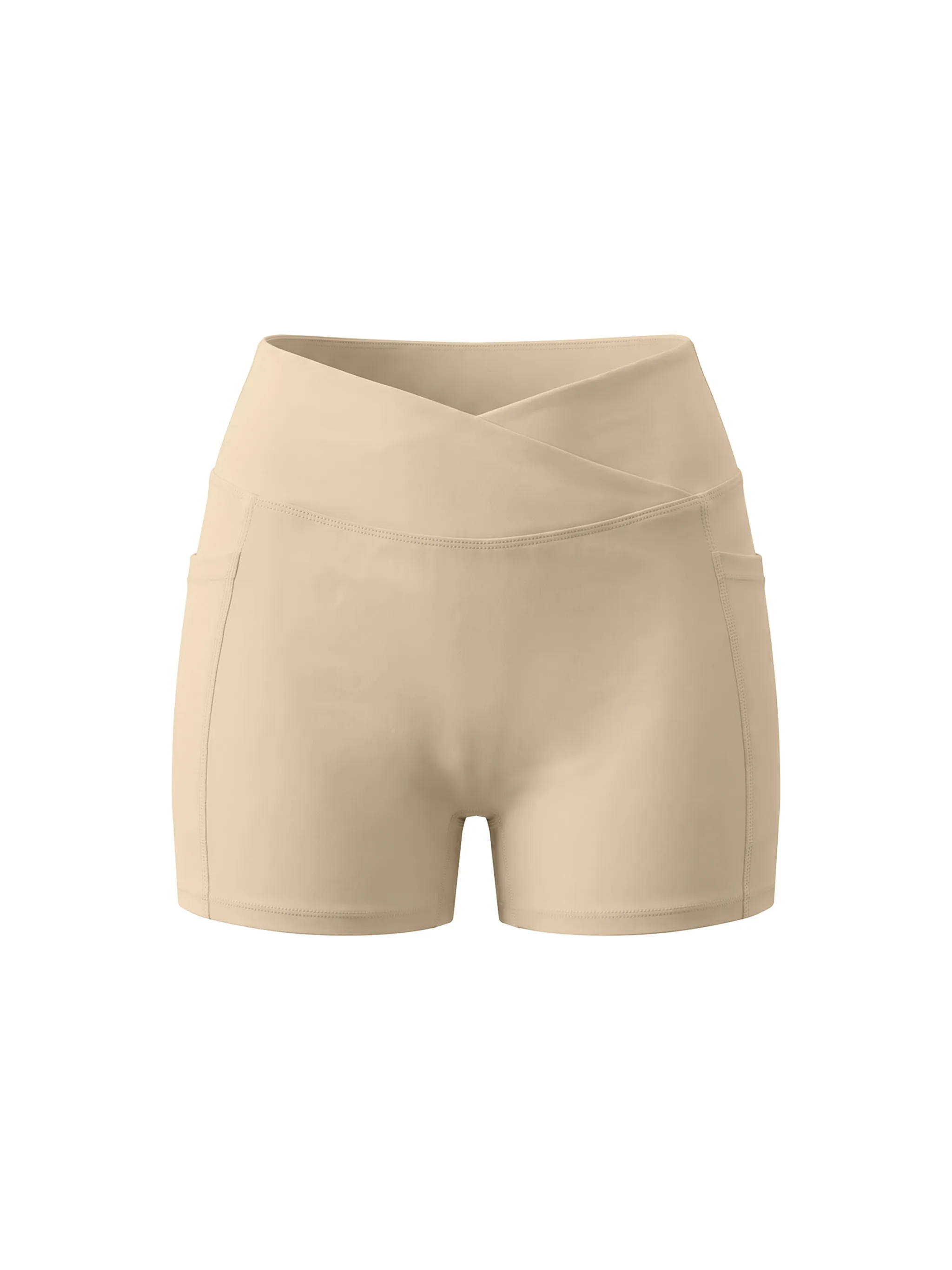 Women’s High Rise Pocket Yoga Shorts 