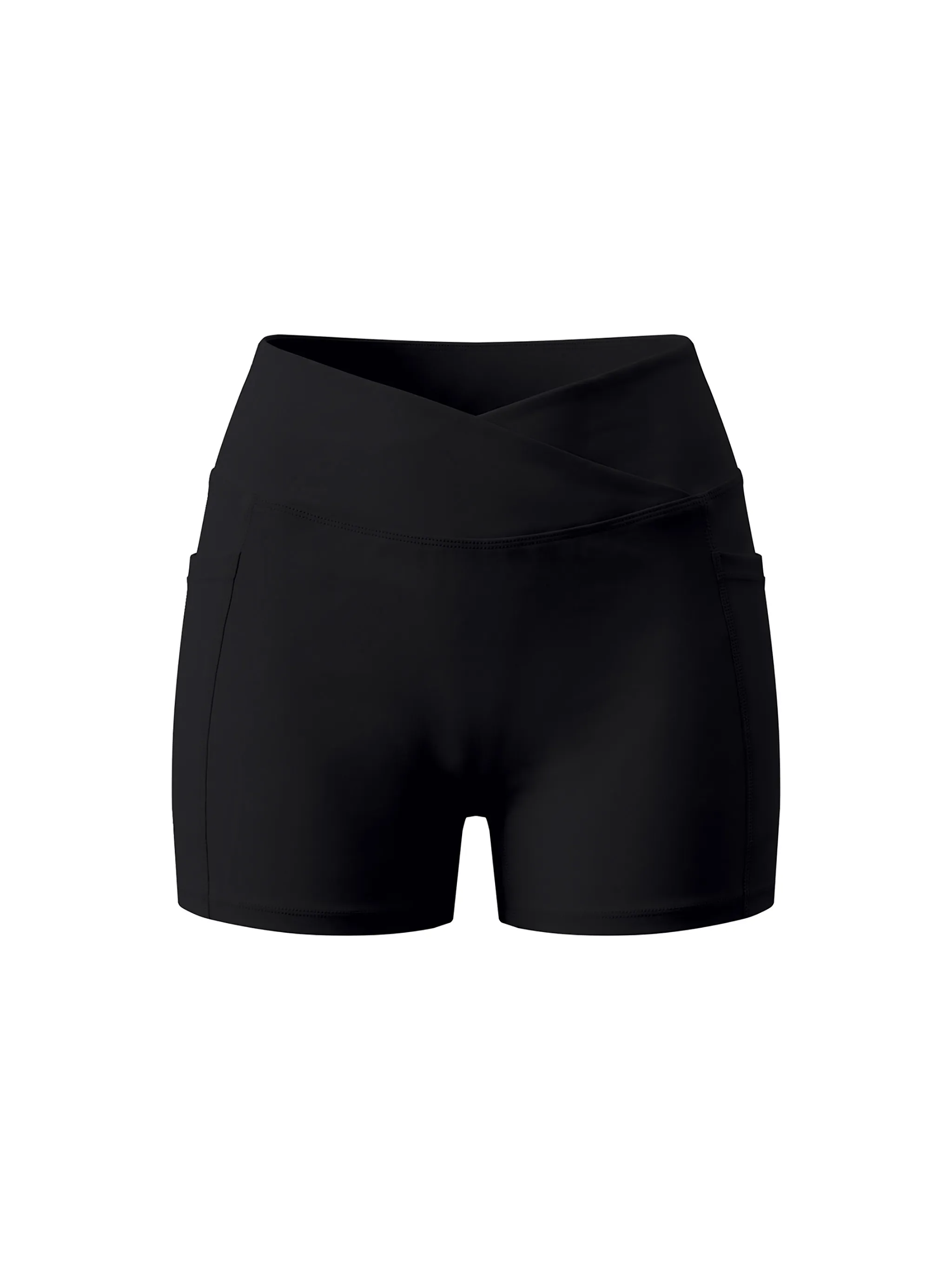Women’s High Rise Pocket Yoga Shorts 