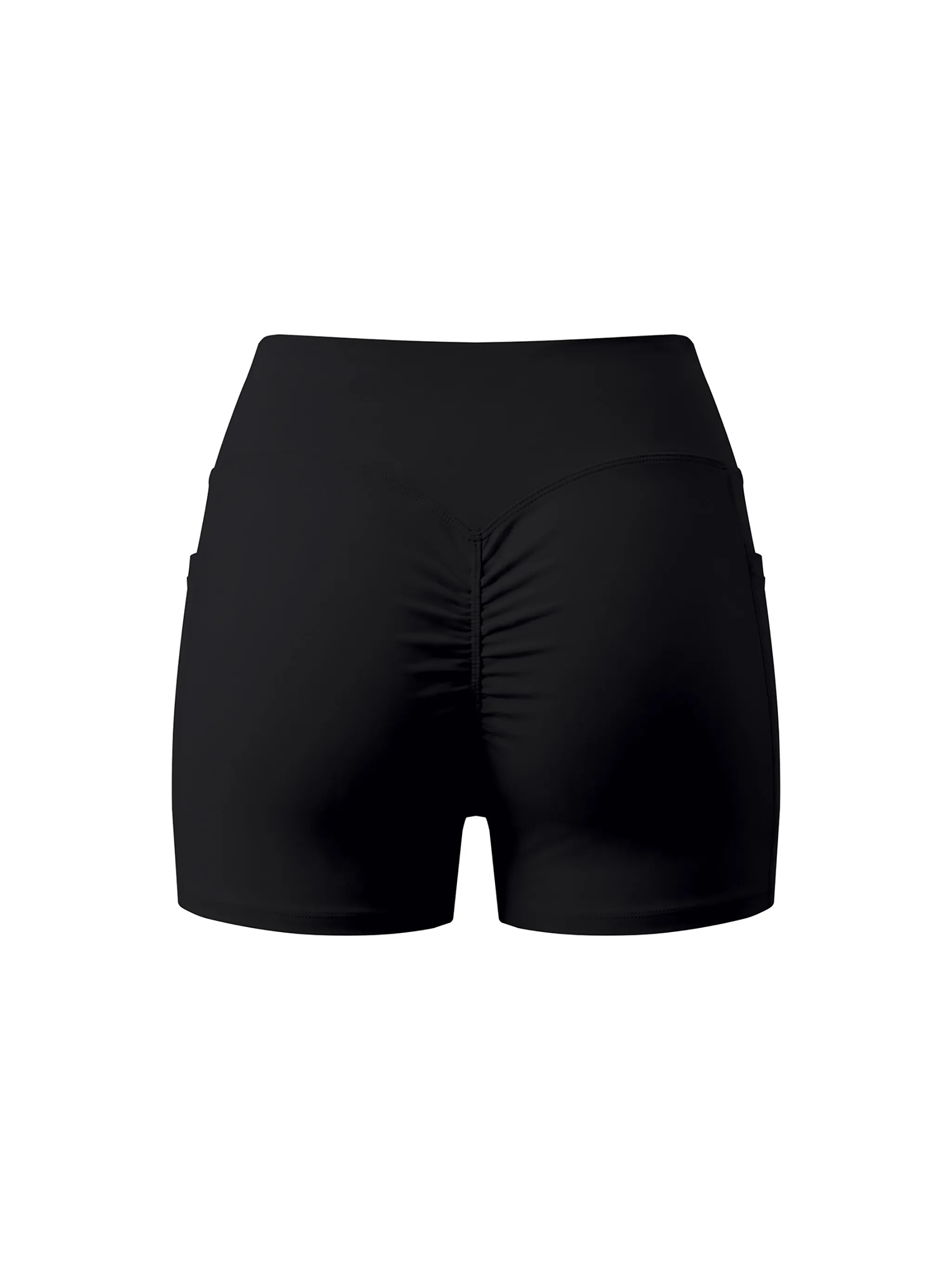 Women’s High Rise Pocket Yoga Shorts 