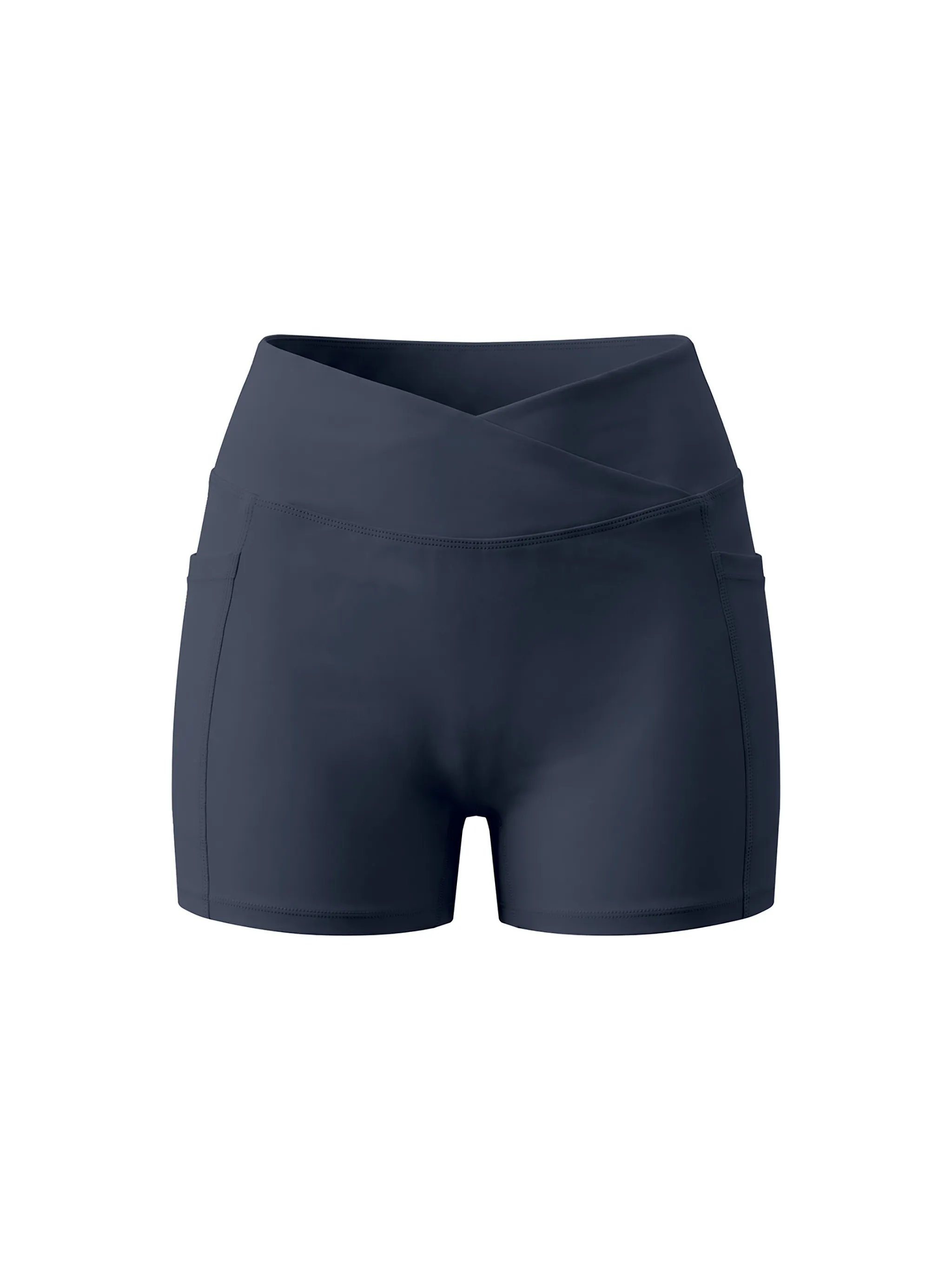 Women’s High Rise Pocket Yoga Shorts 