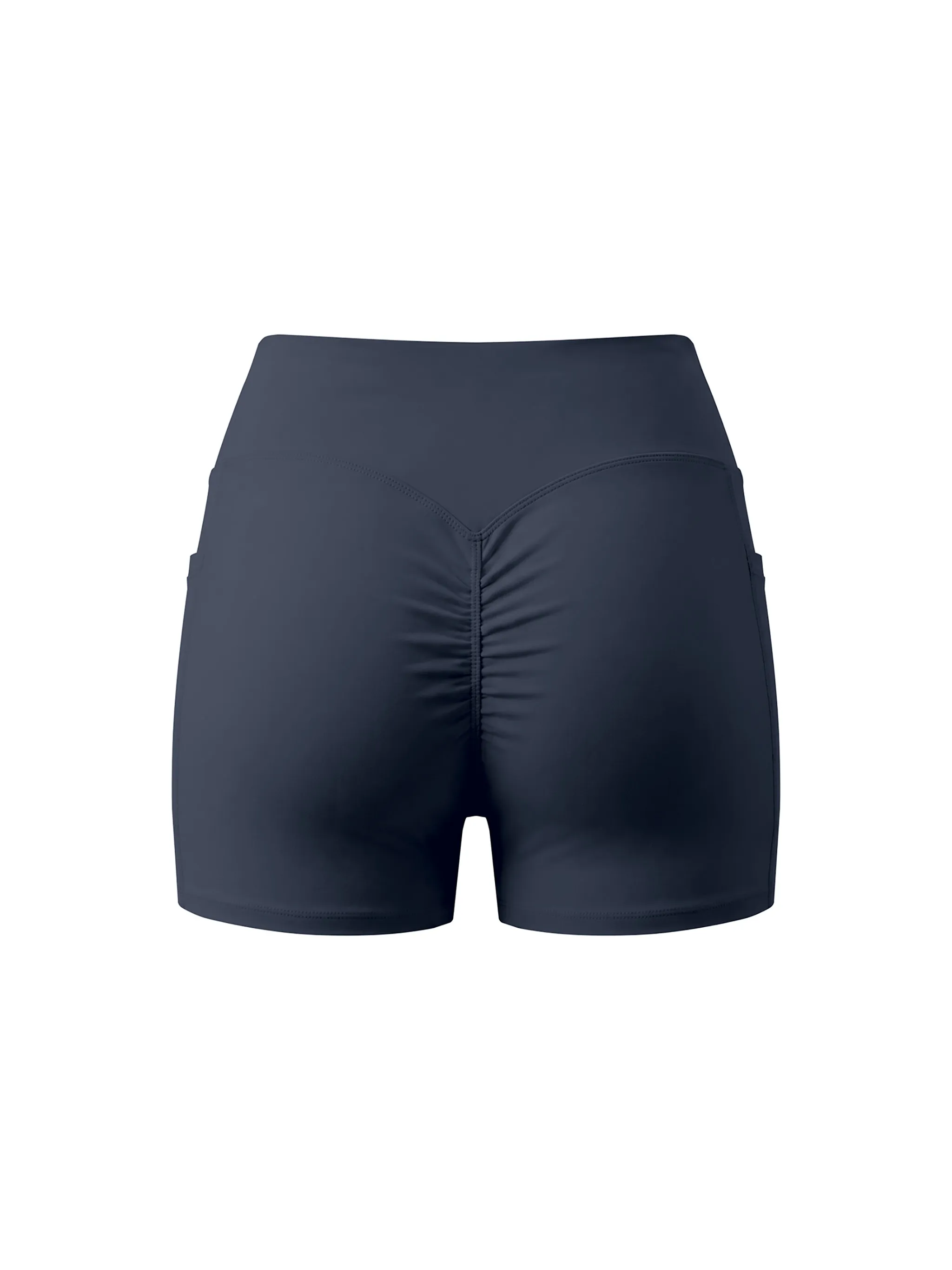 Women’s High Rise Pocket Yoga Shorts 