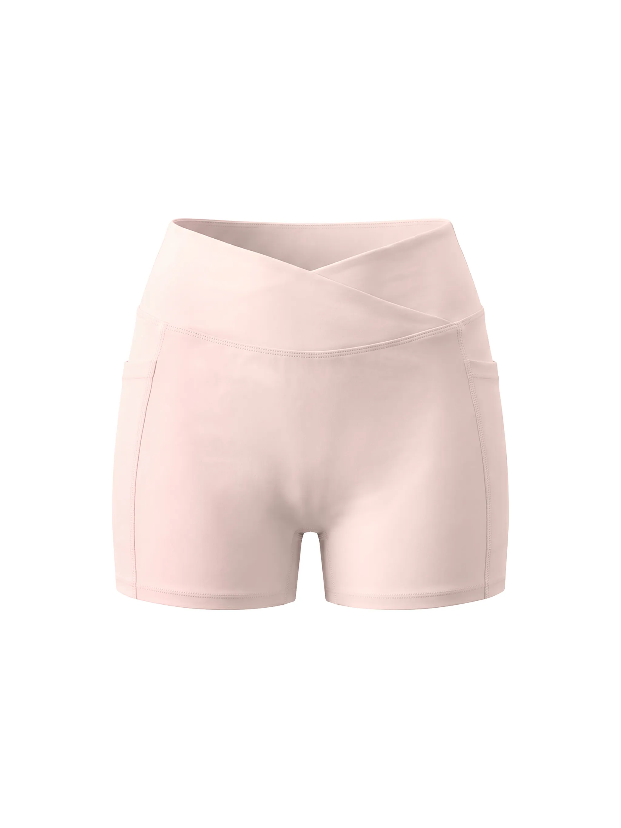 Women’s High Rise Pocket Yoga Shorts 
