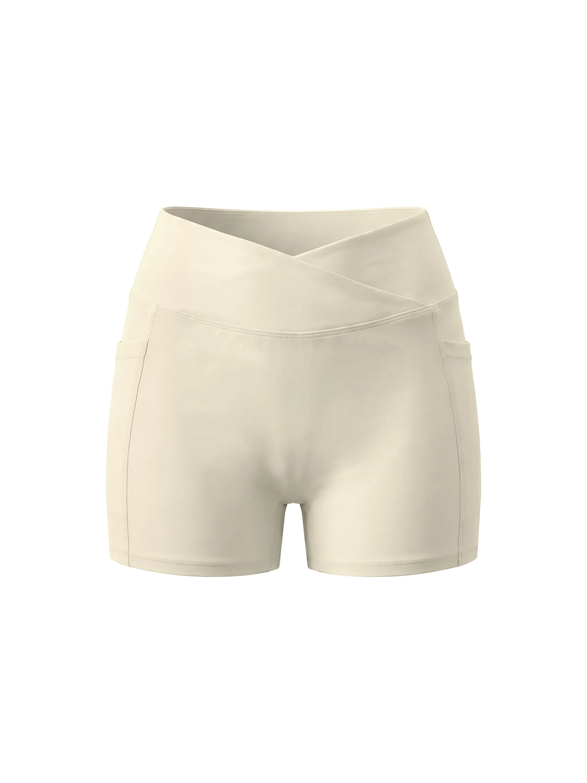 Women’s High Rise Pocket Yoga Shorts 