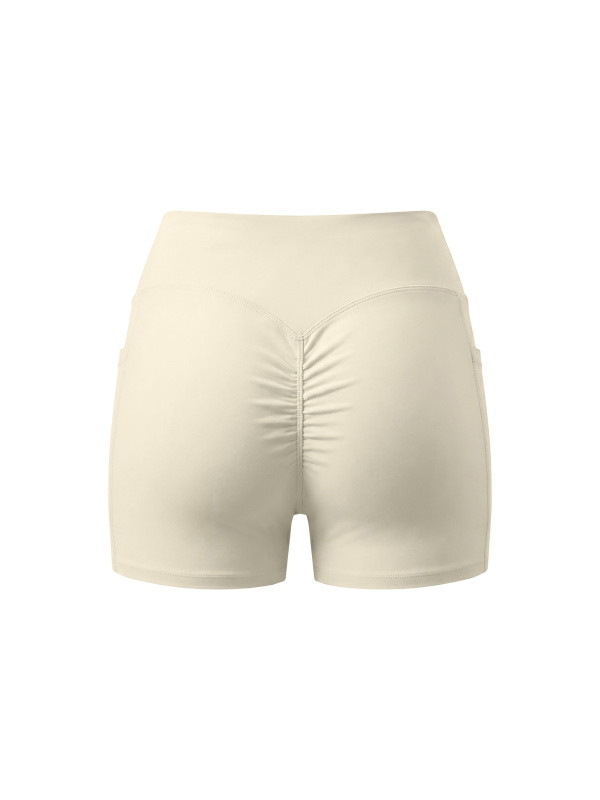 Women’s High Rise Pocket Yoga Shorts 