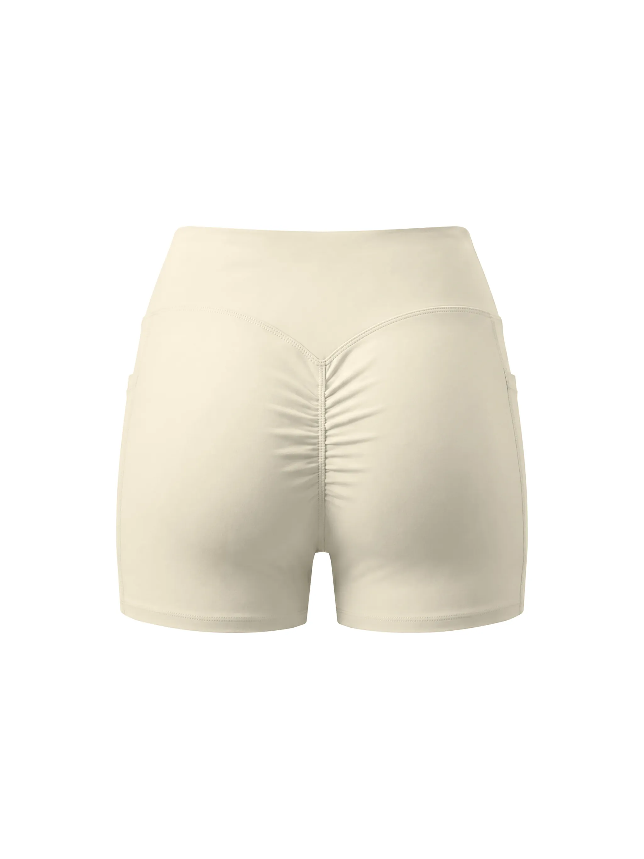 Women’s High Rise Pocket Yoga Shorts 