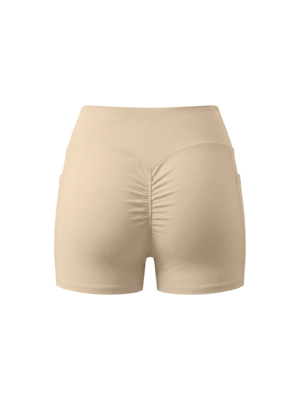 Women’s High Rise Pocket Yoga Shorts 