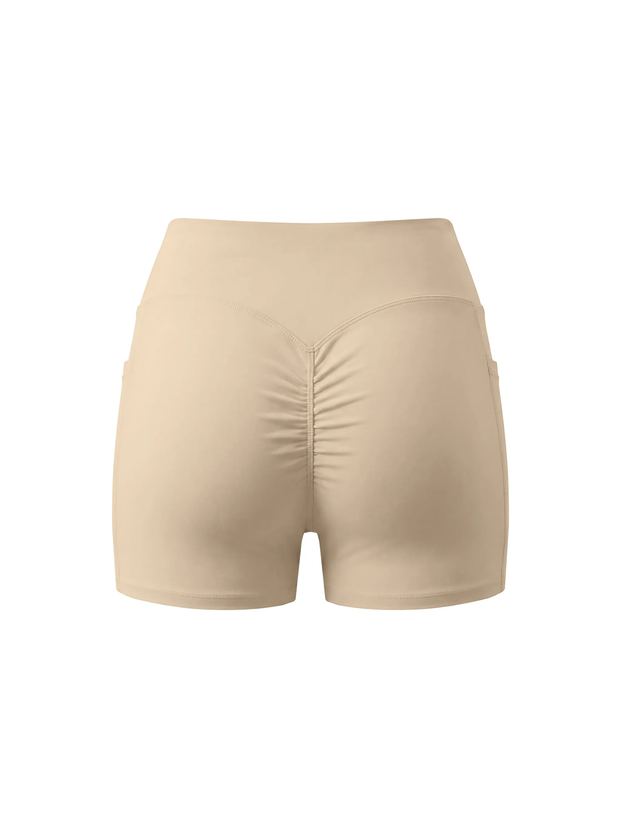 Women’s High Rise Pocket Yoga Shorts 