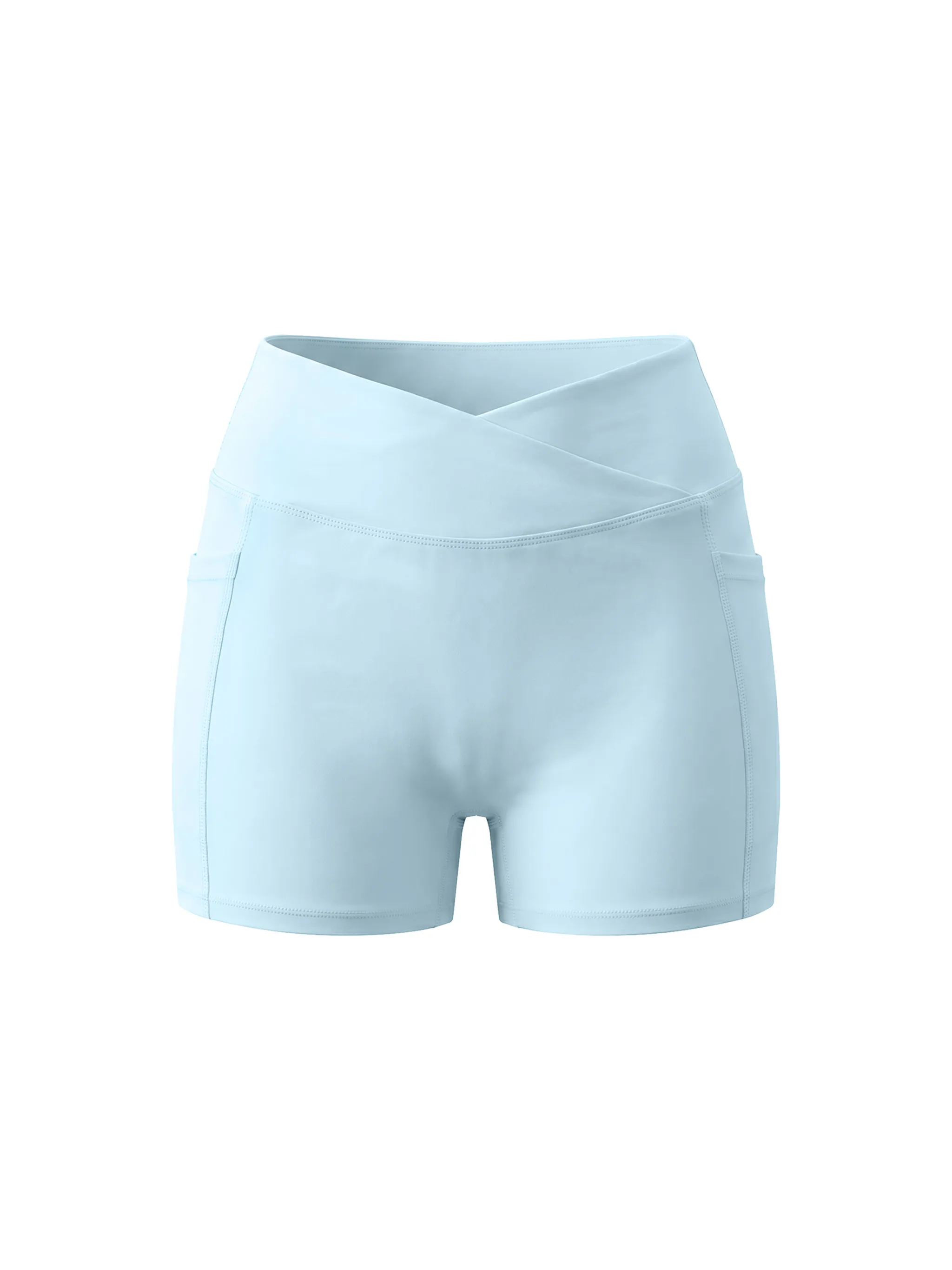 Women’s High Rise Pocket Yoga Shorts 