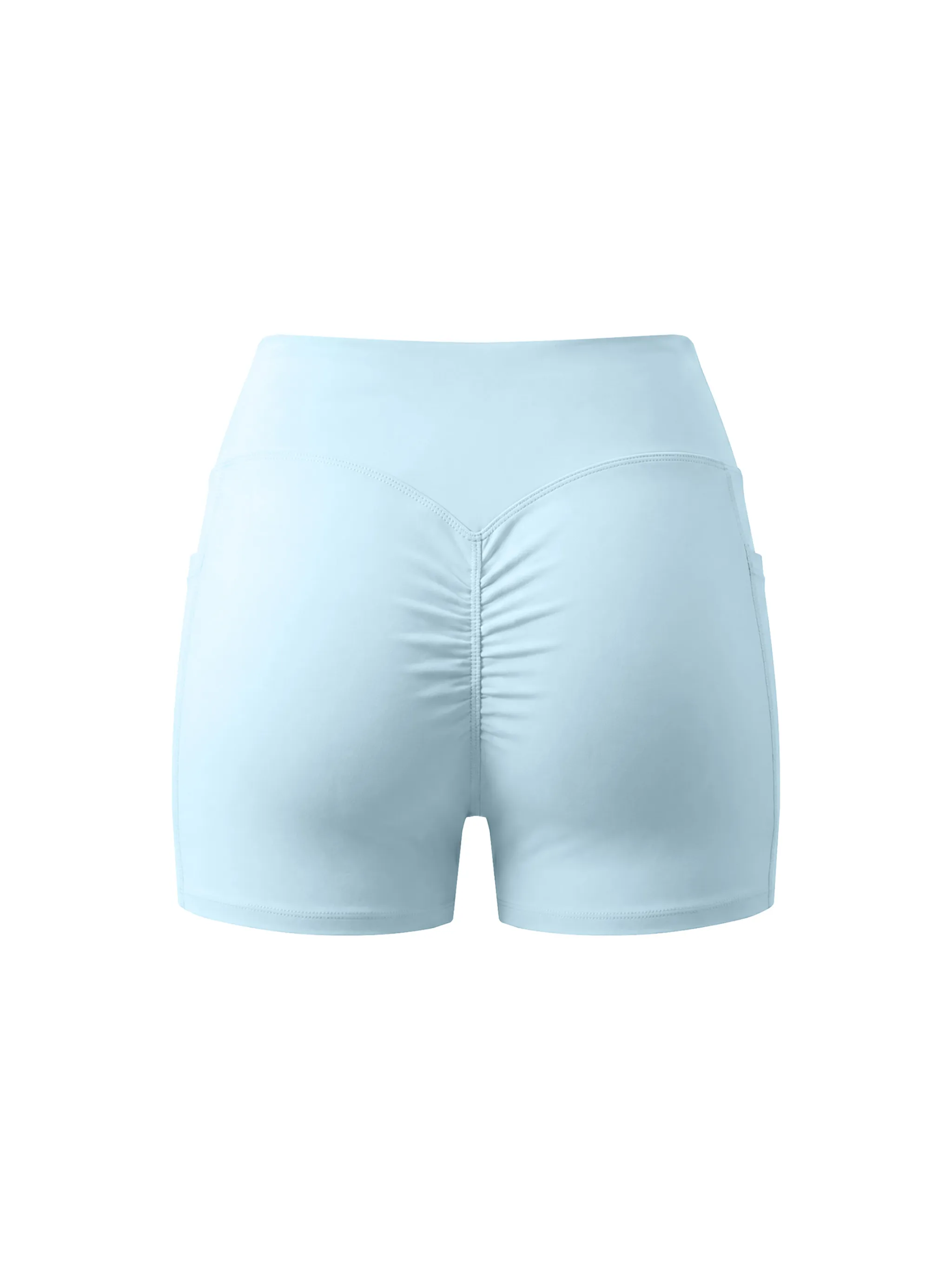 Women’s High Rise Pocket Yoga Shorts 