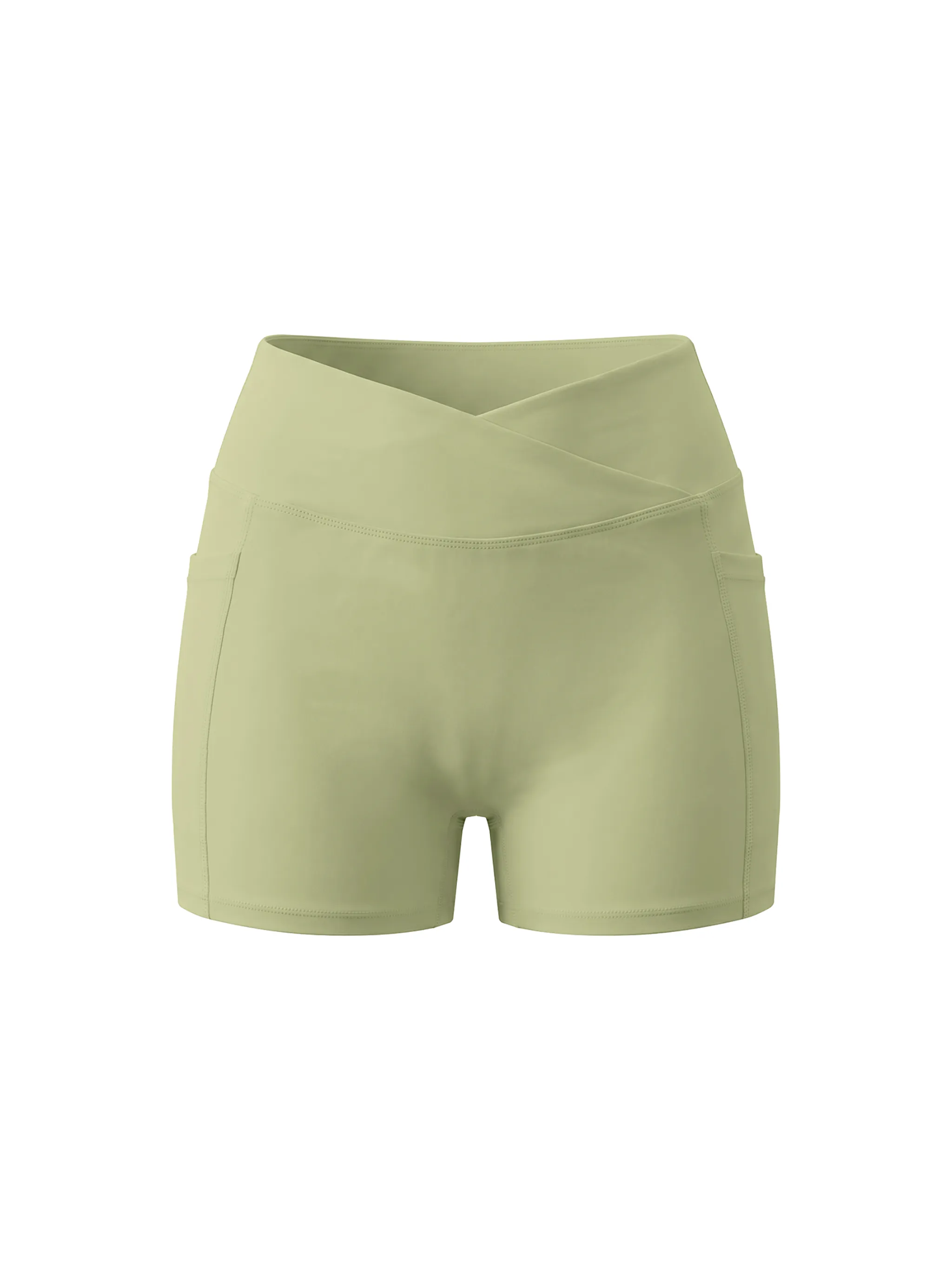 Women’s High Rise Pocket Yoga Shorts 